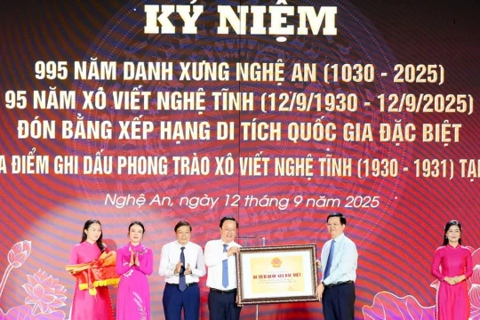 Kỷ niệm 995 năm danh xưng Nghệ An và 95 năm Xô viết Nghệ - Tĩnh