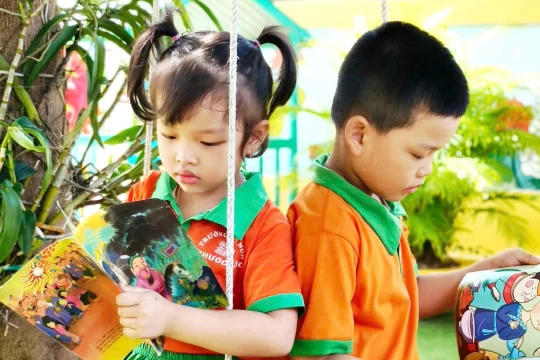 Trường mầm non biến khuôn viên thành thế giới trải nghiệm