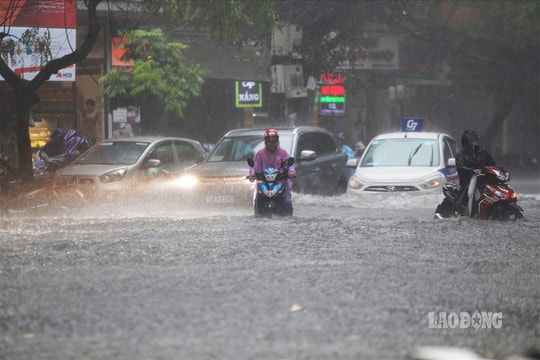 Ngày mai, Hà Nội và nhiều nơi tại Bắc Bộ có mưa to