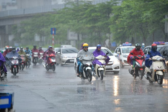 Miền Bắc sắp đón mưa nhiều ngày liên tiếp