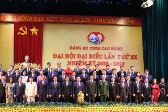 Ông Quản Minh Cường tái đắc cử Bí thư Tỉnh ủy Cao Bằng