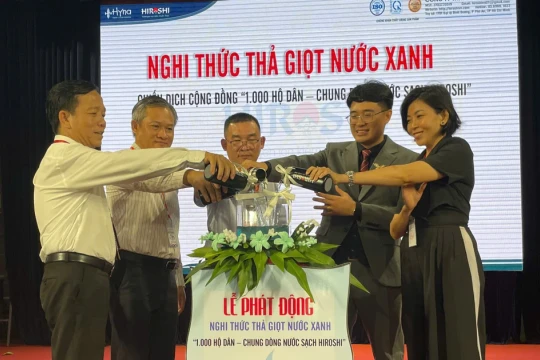 Phát động chiến dịch '1.000 hộ dân - chung dòng nước sạch'