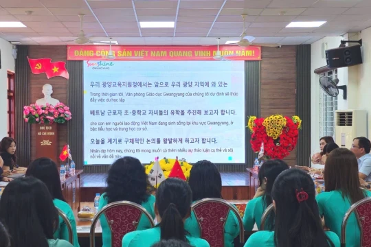 Thúc đẩy dạy học tiếng Hàn Quốc trong trường học Hải Phòng