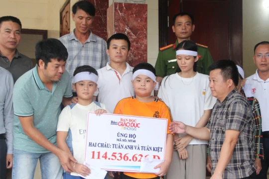 Hơn 164 triệu đồng đến hai cháu bé trong vụ ngạt khí khiến 2 vợ chồng tử vong