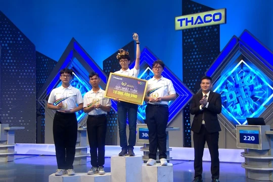 Nam sinh chuyên Sư phạm giành vòng nguyệt quế trận thi tuần Olympia