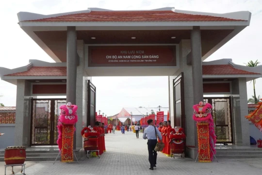 Khánh thành Khu lưu niệm Chi bộ An Nam Cộng sản Đảng ở Đồng Tháp