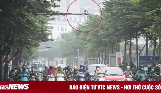 Hình ảnh giao thông khác lạ trên tuyến đường có camera AI giám sát