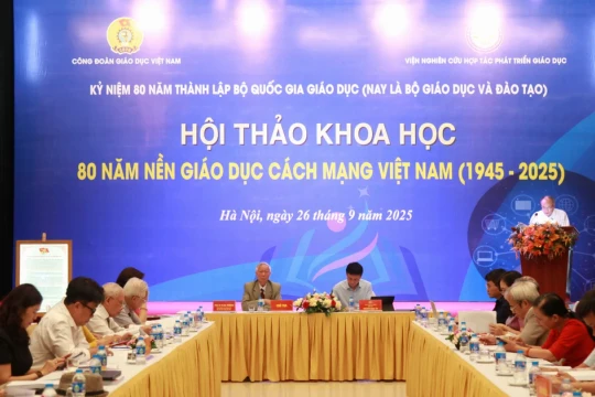 Hội thảo khoa học '80 năm nền giáo dục cách mạng Việt Nam'