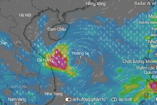 Ứng dụng xem đường đi của bão hot nhất lúc này, dễ xem dễ hiểu, người dùng nên tải ngay
