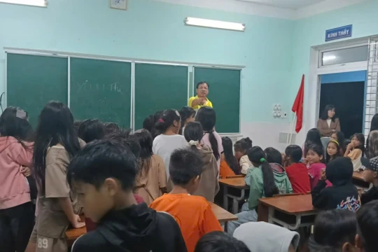 Trường miền núi Đà Nẵng đảm bảo an toàn cho học sinh trước mưa, bão