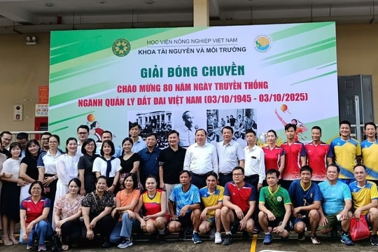 GIẢI BÓNG CHUYỀN CHÀO MỪNG 80 NĂM NGÀY TRUYỀN THỐNG NGÀY QUẢN LÝ ĐẤT ĐAI VIỆT NAM: NGỌN LỬA NHIỆT HUYẾT VÀ TINH THẦN THỂ THAO ĐOÀN KẾT
