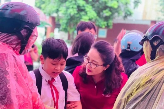 Trường học Hà Nội chủ động hình thức dạy học nếu bị mưa ngập