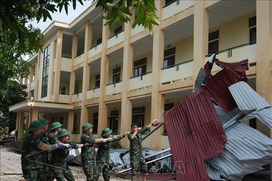 Ngành Giáo dục Nghệ An nỗ lực sớm ổn định việc dạy và học sau bão số 10