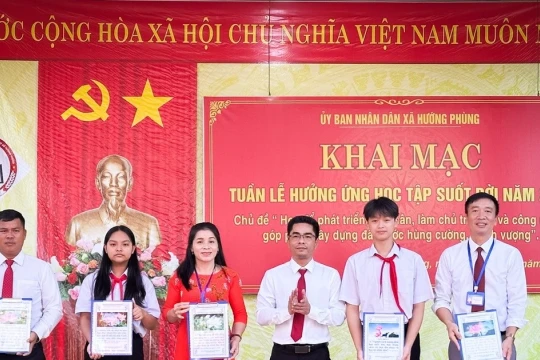 Xã biên giới ở Quảng Trị hưởng ứng 'Tuần lễ Học tập suốt đời 2025'