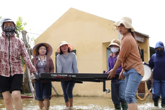 Trường học ở Nghệ An nỗ lực khắc phục hậu quả bão Bualoi