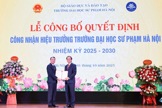 Xây dựng Trường Đại học Sư phạm Hà Nội tương đồng với các đại học trên thế giới