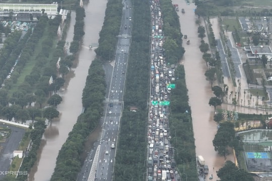 Nội thành Hà Nội còn hơn 10 điểm ngập
