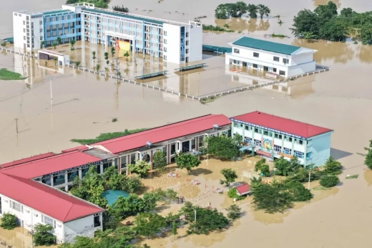 Trường học Bắc Ninh chủ động phương án cho học sinh nghỉ học tránh bão Matmo