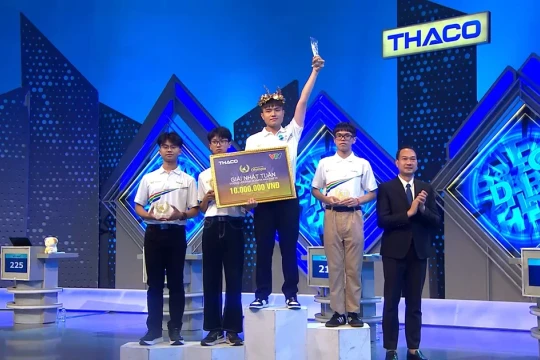 Nam sinh Hải Phòng thắng trận thi tuần cuối cùng Olympia năm thứ 25