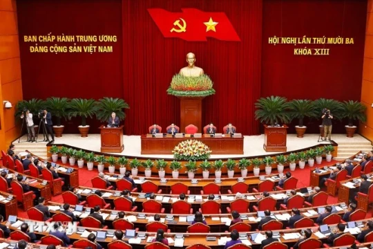 Nội dung ngày làm việc thứ nhất Hội nghị Trung ương 13