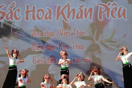 Sơn La khai mạc Liên hoan nghệ thuật xòe Thái