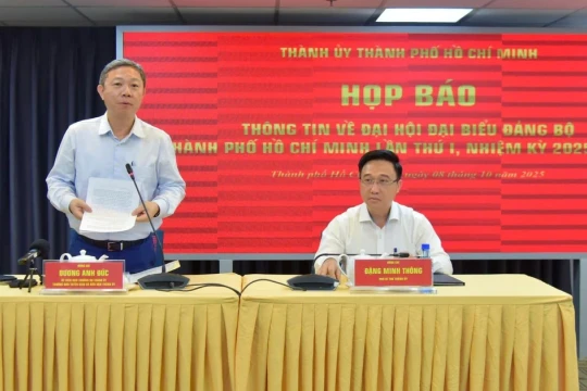 550 đại biểu dự Đại hội Đảng bộ TPHCM lần thứ I