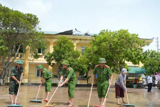 Trường học gồng mình khắc phục hậu quả bão Bualoi và Matmo