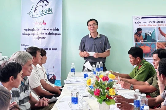 Đưa nghiên cứu khoa học vào thực tiễn quản lý rác thải ngư cụ