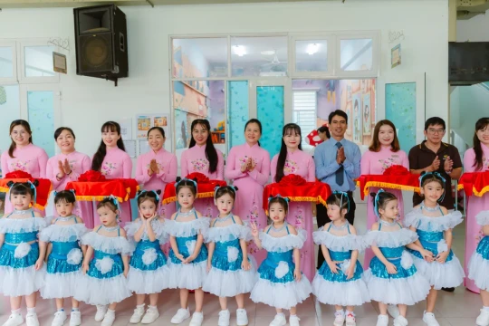 Khánh thành công trình 'Thư viện số – Thư viện Ước mơ' ở trường Mầm non
