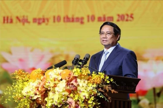 Thủ tướng: Hà Nội hãy viết tiếp hành trình 'Độc lập - Tự do - Ấm no - Hạnh phúc' của dân tộc