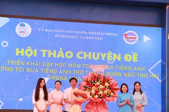 Học sinh Hải Phòng hào hứng với tiết học Toán bằng tiếng Anh