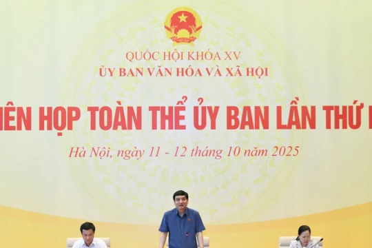 Ủy ban Văn hóa và Xã hội thẩm tra Dự án Luật Báo chí (sửa đổi)