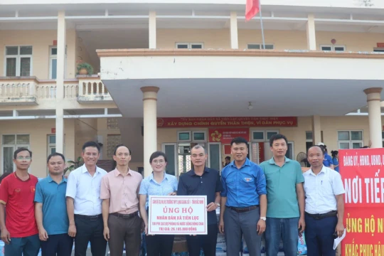 Thầy trò ở Bắc Ninh chung tay hỗ trợ người dân ảnh hưởng bão lũ