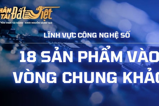 18 sản phẩm công nghệ vào chung kết Nhân tài Đất Việt 2025