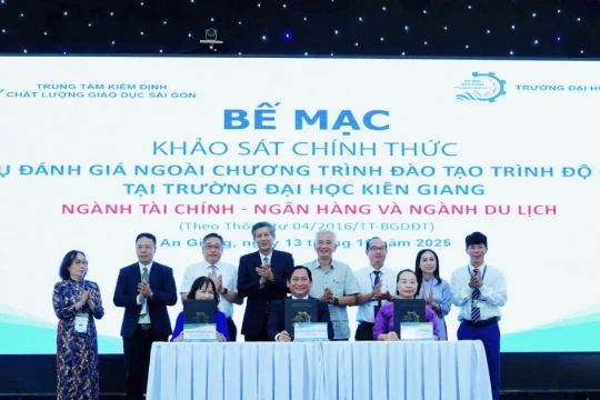 Hoàn thành khảo sát chính thức 2 chương trình đào tạo tại Trường ĐH Kiên Giang