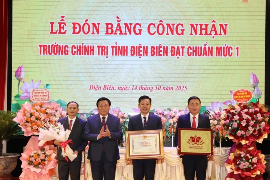 Trường Chính trị Điện Biên đạt chuẩn mức 1