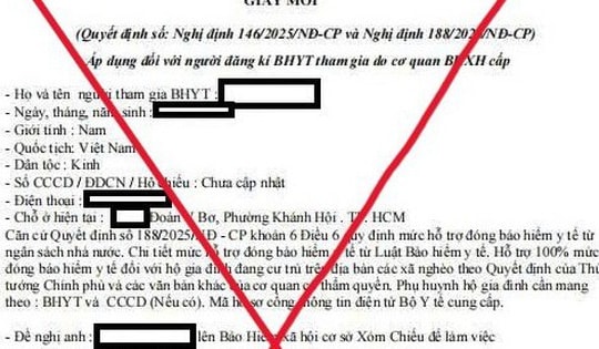 BHXH TP HCM cảnh báo khẩn về 1 thủ đoạn