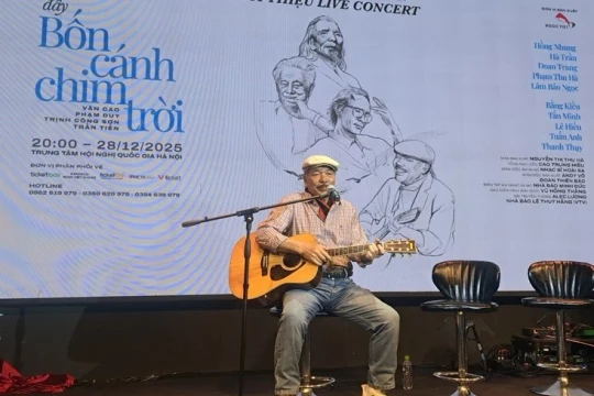 Đêm nhạc tôn vinh bốn tượng đài âm nhạc Việt