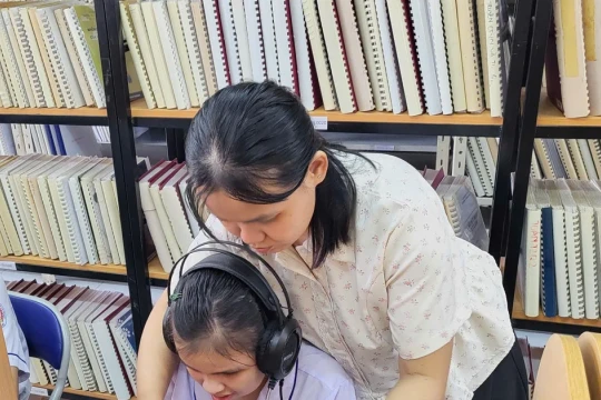 Thư viện thắp sáng tri thức cho học trò khiếm thị