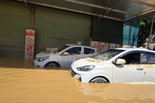 Thái Nguyên: 12.600 ô tô, 39.800 xe máy bị ngập nước