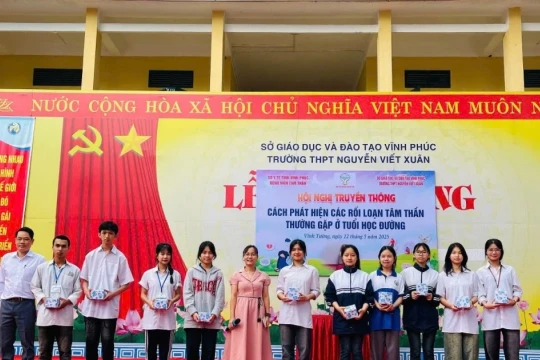 Chăm sóc sức khỏe tâm thần học đường ở Phú Thọ