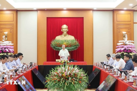 Thông báo Kết luận của Tổng Bí thư tại Hội nghị sơ kết thực hiện Nghị quyết 57