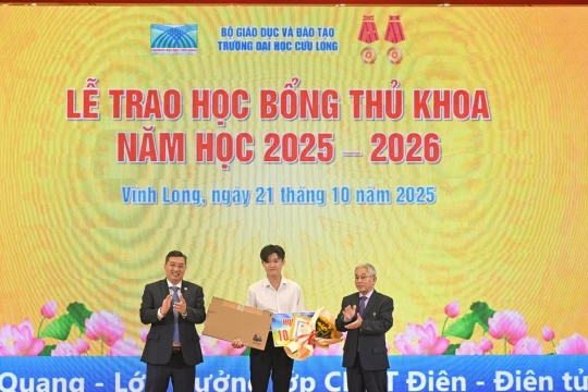 Trường ĐH Cửu Long đón hơn 3.000 tân sinh viên
