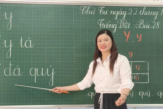 Sáng kiến ‘chữ tròn li’ giúp học sinh dễ viết, giáo viên dễ dạy