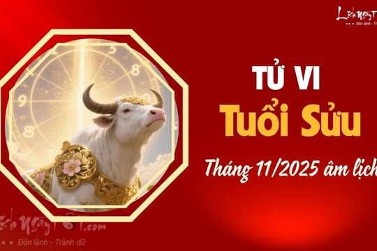 Tử vi tháng 11/2025 tuổi Sửu âm lịch: Cát khí dồn dập, đầy ắp tin tức tốt lành