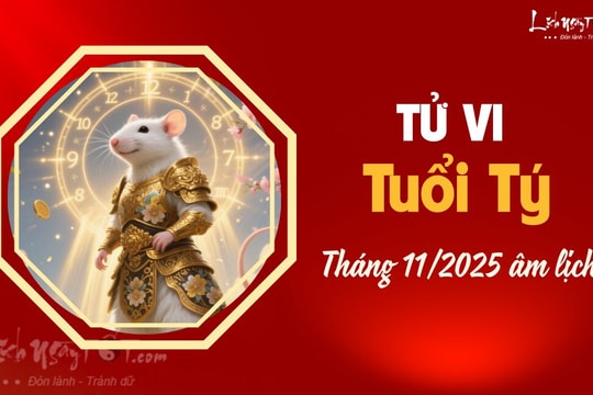 Tử vi tháng 11/2025 tuổi Tý âm lịch: Giai đoạn trù bị trước thềm cuối năm