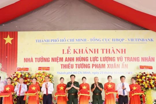 Khánh thành nhà tưởng niệm Anh hùng tình báo Phạm Xuân Ẩn