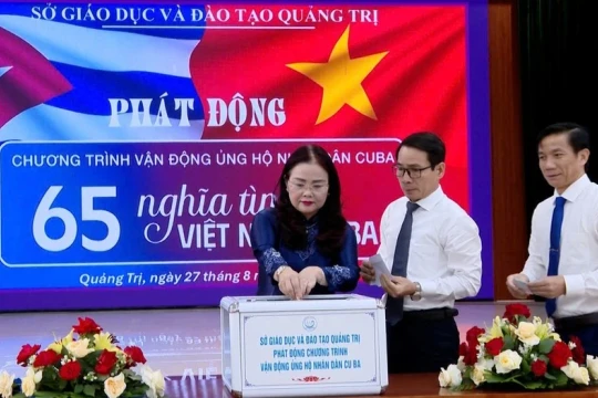 Ngành Giáo dục Quảng Trị vun đắp nghĩa tình, đồng hành cùng nhân dân Cuba