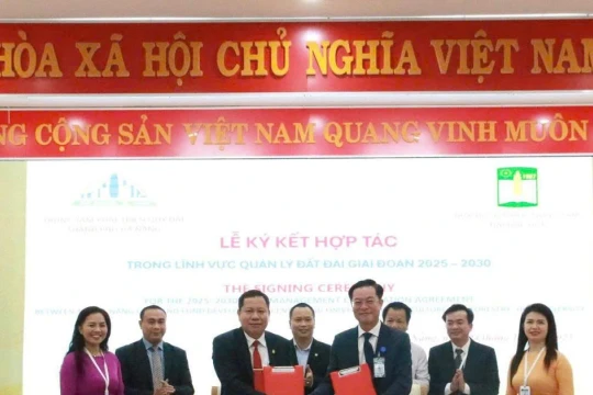 Hợp tác liên kết đào tạo, giúp sinh viên ngành đất đai 'rèn nghề'