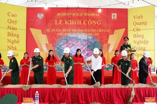 Sơn La: 100% xã biên giới khởi công xây dựng trường nội trú liên cấp Sơn La: 100% xã biên giới khởi công xây dựng trường nội trú liên cấp